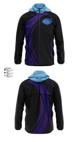 Windbreaker, GrittyDawg Athletics, , Teamtime, Team time, sublimation, custom sports apparel, team uniforms, spirit wear, spiritwear, sports uniforms, custom shirts, team store, custom team store, fundraiser sports, apparel fundraiser