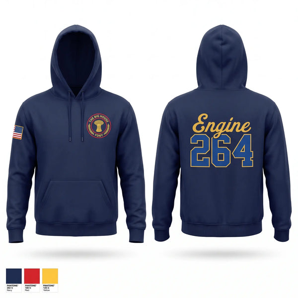 Hoodie, The Big House, Fire Department, Teamtime, Team time, sublimation, custom sports apparel, team uniforms, spirit wear, spiritwear, sports uniforms, custom shirts, team store, custom team store, fundraiser sports, apparel fundraiser