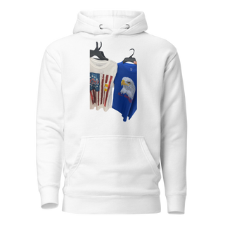 Unisex Hoodie - 1 - White