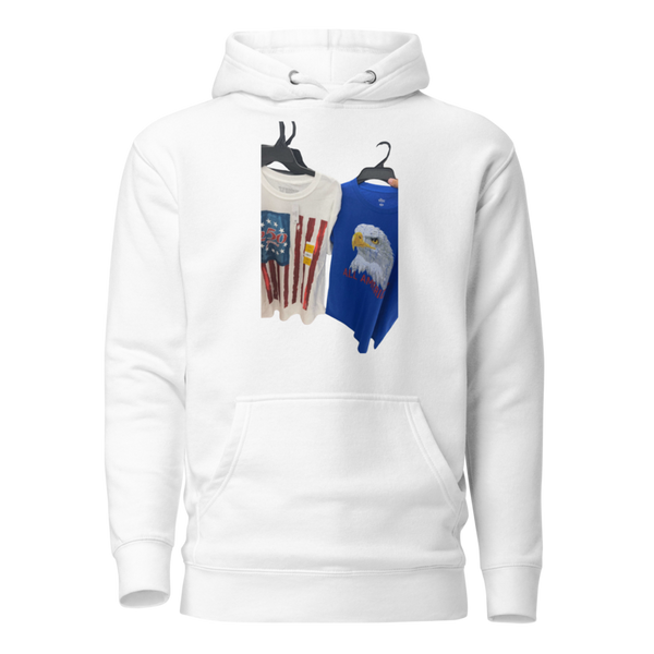 Unisex Hoodie - 1 - White