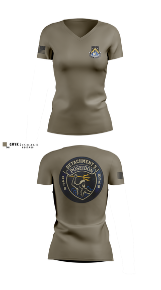 Womens Short Sleeve Vneck Shirt, 24TH MDSB, Army, Teamtime, Team time, sublimation, custom sports apparel, team uniforms, spirit wear, spiritwear, sports uniforms, custom shirts, team store, custom team store, fundraiser sports, apparel fundraiser