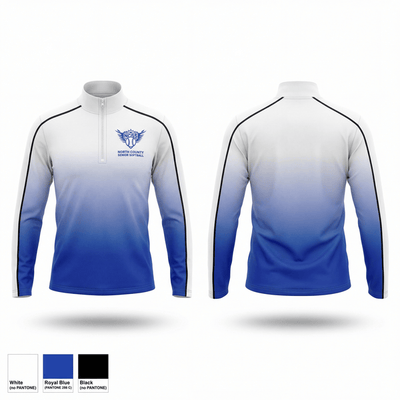 North County Senior Softball 95278981 Quarter Zip Jacket - 1
