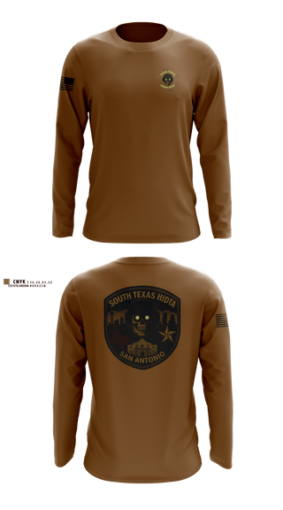 Long Sleeve Performance Shirt, South Texas HIDTA, Police, Teamtime, Team time, sublimation, custom sports apparel, team uniforms, spirit wear, spiritwear, sports uniforms, custom shirts, team store, custom team store, fundraiser sports, apparel fundraiser