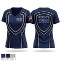 ripley poice department Women's Short Sleeve V-neck Shirt - 1