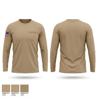 Long Sleeve Performance Shirt, US Military Wardogs, Baseball, Teamtime, Team time, sublimation, custom sports apparel, team uniforms, spirit wear, spiritwear, sports uniforms, custom shirts, team store, custom team store, fundraiser sports, apparel fundraiser