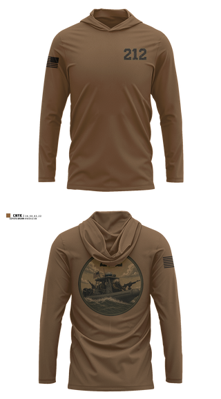 Long Sleeve Hooded Sun Shirt, MSRON TWO BD 212, Navy, Teamtime, Team time, sublimation, custom sports apparel, team uniforms, spirit wear, spiritwear, sports uniforms, custom shirts, team store, custom team store, fundraiser sports, apparel fundraiser