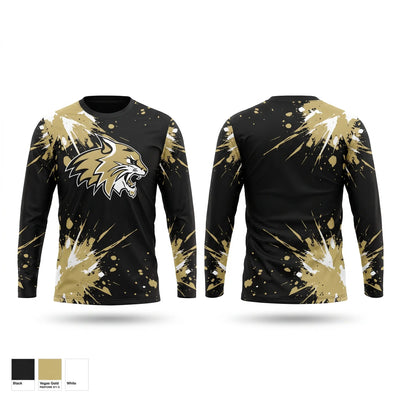Neosho Wildcats Long Sleeve Performance Shirt - 2