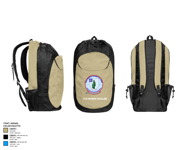 Gear Bag, 2-35 Infantry Batallion, , Teamtime, Team time, sublimation, custom sports apparel, team uniforms, spirit wear, spiritwear, sports uniforms, custom shirts, team store, custom team store, fundraiser sports, apparel fundraiser