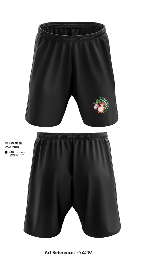 Athletic Shorts With Pockets, Templar Knight's, , Teamtime, Team time, sublimation, custom sports apparel, team uniforms, spirit wear, spiritwear, sports uniforms, custom shirts, team store, custom team store, fundraiser sports, apparel fundraiser