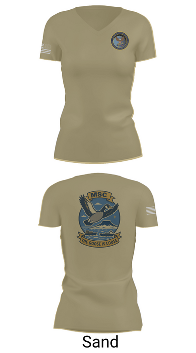 MSCLANT 20118789 Women's Short Sleeve V-neck Shirt - 84