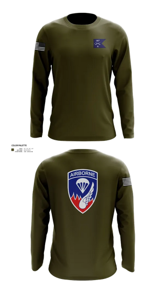 Long Sleeve Performance Shirt, 187 infantry, , Teamtime, Team time, sublimation, custom sports apparel, team uniforms, spirit wear, spiritwear, sports uniforms, custom shirts, team store, custom team store, fundraiser sports, apparel fundraiser