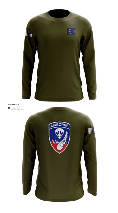 187 infantry 29160821 Long Sleeve Performance Shirt 21