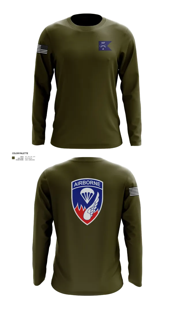 Long Sleeve Performance Shirt, 187 infantry, , Teamtime, Team time, sublimation, custom sports apparel, team uniforms, spirit wear, spiritwear, sports uniforms, custom shirts, team store, custom team store, fundraiser sports, apparel fundraiser