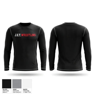 Long Sleeve Performance Shirt, J.E.T., Wrestling, Teamtime, Team time, sublimation, custom sports apparel, team uniforms, spirit wear, spiritwear, sports uniforms, custom shirts, team store, custom team store, fundraiser sports, apparel fundraiser