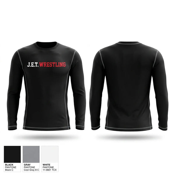 Long Sleeve Performance Shirt, J.E.T., Wrestling, Teamtime, Team time, sublimation, custom sports apparel, team uniforms, spirit wear, spiritwear, sports uniforms, custom shirts, team store, custom team store, fundraiser sports, apparel fundraiser