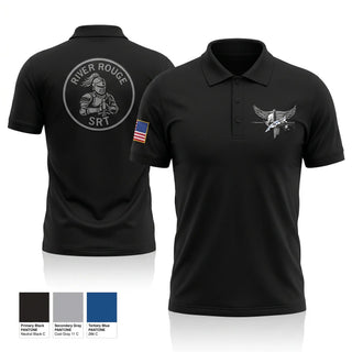 Short Sleeve Performance Polo, River Rouge Police Special Response Team, Police, Teamtime, Team time, sublimation, custom sports apparel, team uniforms, spirit wear, spiritwear, sports uniforms, custom shirts, team store, custom team store, fundraiser sports, apparel fundraiser