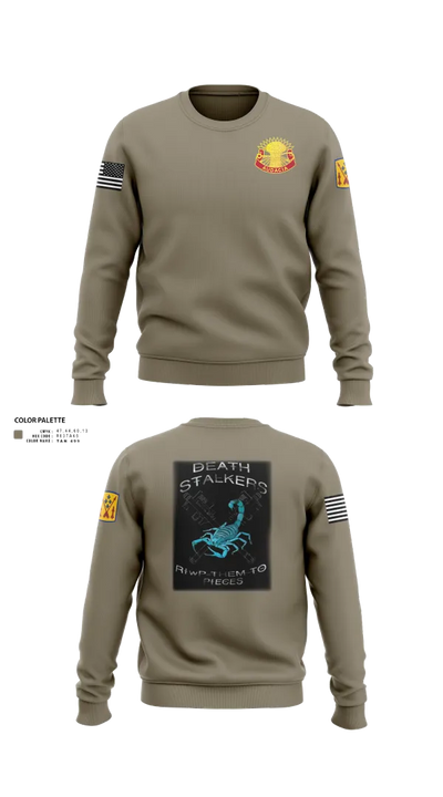 5-4 ADA A BTRY 3rd PLT 45345597 Crew Neck Sweatshirt - 10