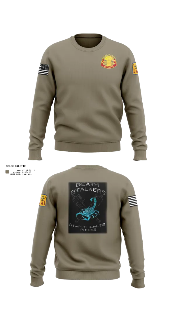 Crew Neck Sweatshirt, 5-4 ADA A BTRY 3rd PLT, , Teamtime, Team time, sublimation, custom sports apparel, team uniforms, spirit wear, spiritwear, sports uniforms, custom shirts, team store, custom team store, fundraiser sports, apparel fundraiser