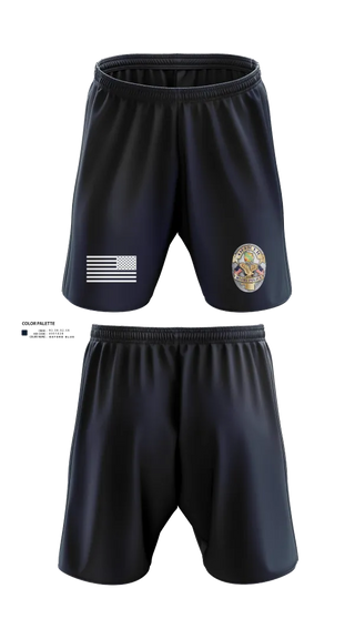 Athletic Shorts With Pockets, Miami Police Department, , Teamtime, Team time, sublimation, custom sports apparel, team uniforms, spirit wear, spiritwear, sports uniforms, custom shirts, team store, custom team store, fundraiser sports, apparel fundraiser