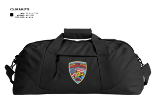 Duffle Bag, St. Boni, Fire Department, Teamtime, Team time, sublimation, custom sports apparel, team uniforms, spirit wear, spiritwear, sports uniforms, custom shirts, team store, custom team store, fundraiser sports, apparel fundraiser