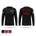 Melrose Volunteer Fire Department Long Sleeve Performance Shirt - 1