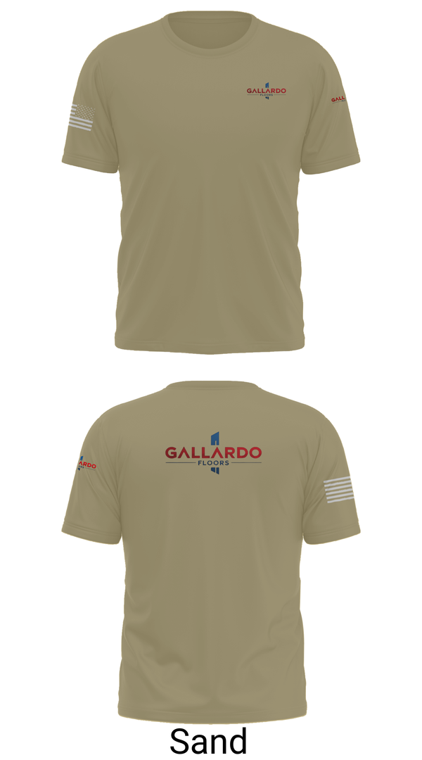 Short Sleeve Performance Shirt, Gallardo Floor’s, Army, Teamtime, Team time, sublimation, custom sports apparel, team uniforms, spirit wear, spiritwear, sports uniforms, custom shirts, team store, custom team store, fundraiser sports, apparel fundraiser