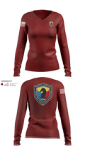 Command Post Modernization 61548186 Women's Long Sleeve V-neck Shirt - 22