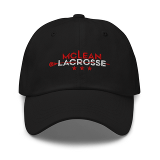 McLean Lacrosse 4222759 Classic Dad Hat | Yupoong 6245CM