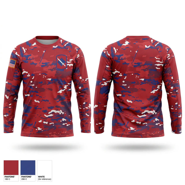 Long Sleeve Performance Shirt, 39th BDE 2-153 INF REG “GUNSLINGERS”, National Guard, Teamtime, Team time, sublimation, custom sports apparel, team uniforms, spirit wear, spiritwear, sports uniforms, custom shirts, team store, custom team store, fundraiser sports, apparel fundraiser