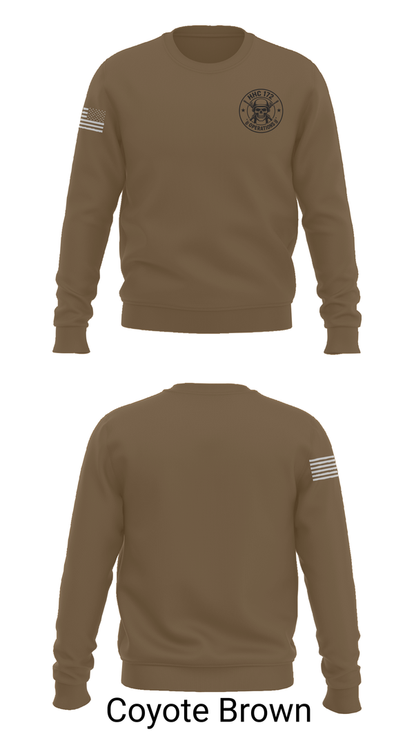 Crew Neck Sweatshirt, HHC 172, Army, Teamtime, Team time, sublimation, custom sports apparel, team uniforms, spirit wear, spiritwear, sports uniforms, custom shirts, team store, custom team store, fundraiser sports, apparel fundraiser
