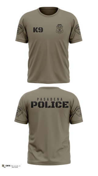Old School Cotton Feel Shirt, Pasadena K9, Police, Teamtime, Team time, sublimation, custom sports apparel, team uniforms, spirit wear, spiritwear, sports uniforms, custom shirts, team store, custom team store, fundraiser sports, apparel fundraiser