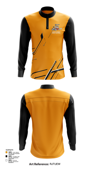 Quarter Zip Jacket, Lafayette Middle School Volleyball, Women's Volleyball, Teamtime, Team time, sublimation, custom sports apparel, team uniforms, spirit wear, spiritwear, sports uniforms, custom shirts, team store, custom team store, fundraiser sports, apparel fundraiser