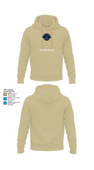 Hoodie, CCPD CRIME SCENE UNIT, , Teamtime, Team time, sublimation, custom sports apparel, team uniforms, spirit wear, spiritwear, sports uniforms, custom shirts, team store, custom team store, fundraiser sports, apparel fundraiser
