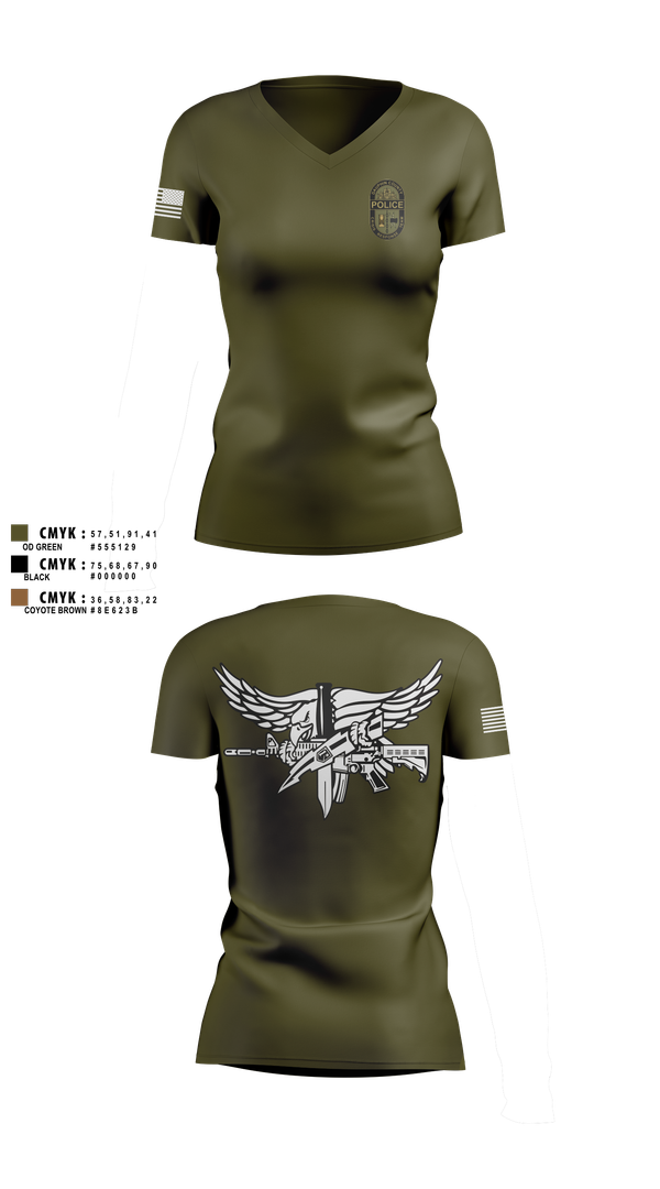Womens Short Sleeve Vneck Shirt, DAUPHIN COUNTY CRT, , Teamtime, Team time, sublimation, custom sports apparel, team uniforms, spirit wear, spiritwear, sports uniforms, custom shirts, team store, custom team store, fundraiser sports, apparel fundraiser