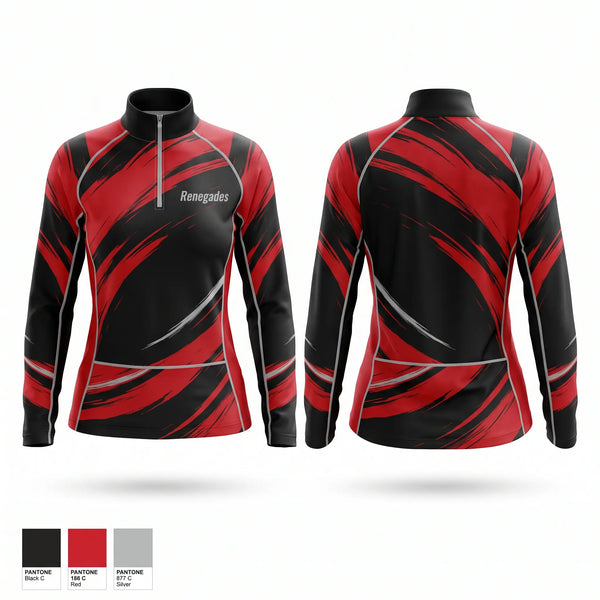 Quarter Zip Jacket, Renegades, Softball, Teamtime, Team time, sublimation, custom sports apparel, team uniforms, spirit wear, spiritwear, sports uniforms, custom shirts, team store, custom team store, fundraiser sports, apparel fundraiser