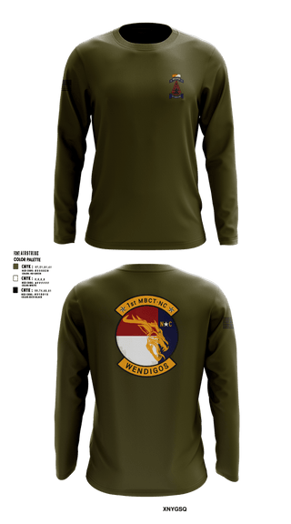 Long Sleeve Performance Shirt, 1MBCT, Army, Teamtime, Team time, sublimation, custom sports apparel, team uniforms, spirit wear, spiritwear, sports uniforms, custom shirts, team store, custom team store, fundraiser sports, apparel fundraiser