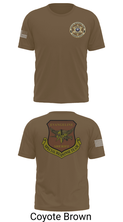 Evangeline Parish Sheriffs Office S.R.T Old School Cotton Feel Shirt - 10