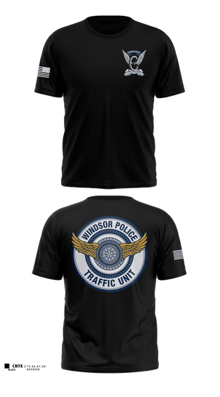 Old School Cotton Feel Shirt, Windsor PD Traffic Unit, Police, Teamtime, Team time, sublimation, custom sports apparel, team uniforms, spirit wear, spiritwear, sports uniforms, custom shirts, team store, custom team store, fundraiser sports, apparel fundraiser