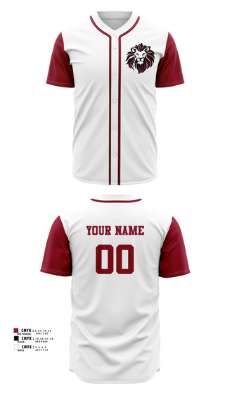 Full Button Baseball Jersey, Sardis Lions, Softball, Teamtime, Team time, sublimation, custom sports apparel, team uniforms, spirit wear, spiritwear, sports uniforms, custom shirts, team store, custom team store, fundraiser sports, apparel fundraiser