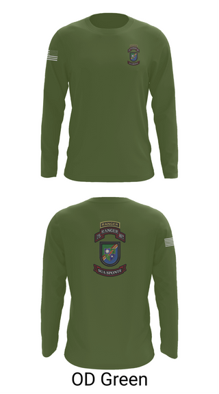 Long Sleeve Performance Shirt, 3rd/75th Ranger Regiment, , Teamtime, Team time, sublimation, custom sports apparel, team uniforms, spirit wear, spiritwear, sports uniforms, custom shirts, team store, custom team store, fundraiser sports, apparel fundraiser
