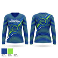 Hoosier Hurricanes Women's Long Sleeve V-neck Shirt - 1