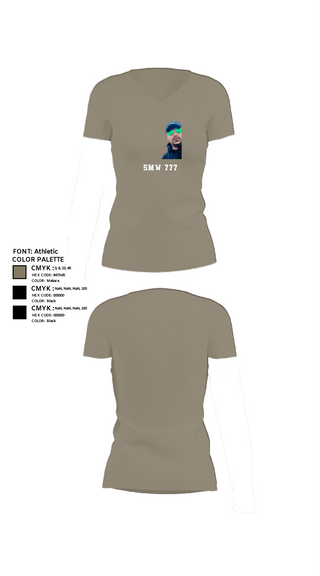 Women's Short Sleeve Vneck Shirt, SMW 777, Air Force, Teamtime, Team time, sublimation, custom sports apparel, team uniforms, spirit wear, spiritwear, sports uniforms, custom shirts, team store, custom team store, fundraiser sports, apparel fundraiser