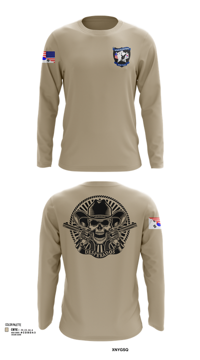 Desperados 24416506 Long Sleeve Performance Shirt 103