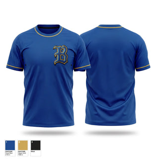 Soft Poly Tee Cotton Like Feel, Braham Bombers, Baseball, Teamtime, Team time, sublimation, custom sports apparel, team uniforms, spirit wear, spiritwear, sports uniforms, custom shirts, team store, custom team store, fundraiser sports, apparel fundraiser