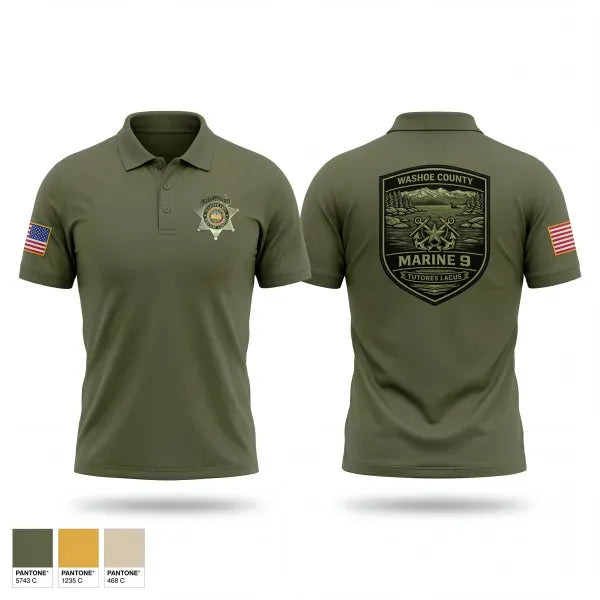 Short Sleeve Performance Polo, Marine9, Police, Teamtime, Team time, sublimation, custom sports apparel, team uniforms, spirit wear, spiritwear, sports uniforms, custom shirts, team store, custom team store, fundraiser sports, apparel fundraiser