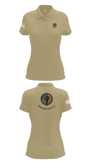 Womens Short Sleeve Performance Polo, Designs By Vets, , Teamtime, Team time, sublimation, custom sports apparel, team uniforms, spirit wear, spiritwear, sports uniforms, custom shirts, team store, custom team store, fundraiser sports, apparel fundraiser