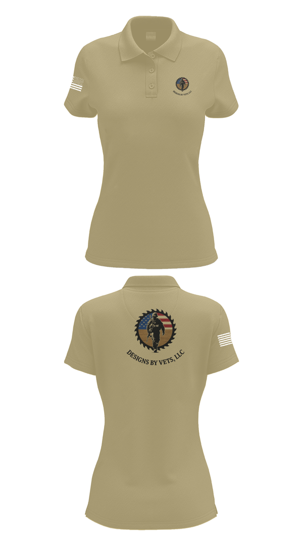 Womens Short Sleeve Performance Polo, Designs By Vets, , Teamtime, Team time, sublimation, custom sports apparel, team uniforms, spirit wear, spiritwear, sports uniforms, custom shirts, team store, custom team store, fundraiser sports, apparel fundraiser