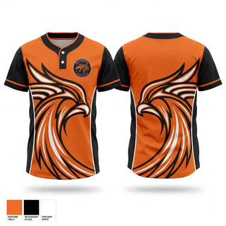 Two Button Softball Jersey, Fennville Blackhawks, Softball, Teamtime, Team time, sublimation, custom sports apparel, team uniforms, spirit wear, spiritwear, sports uniforms, custom shirts, team store, custom team store, fundraiser sports, apparel fundraiser