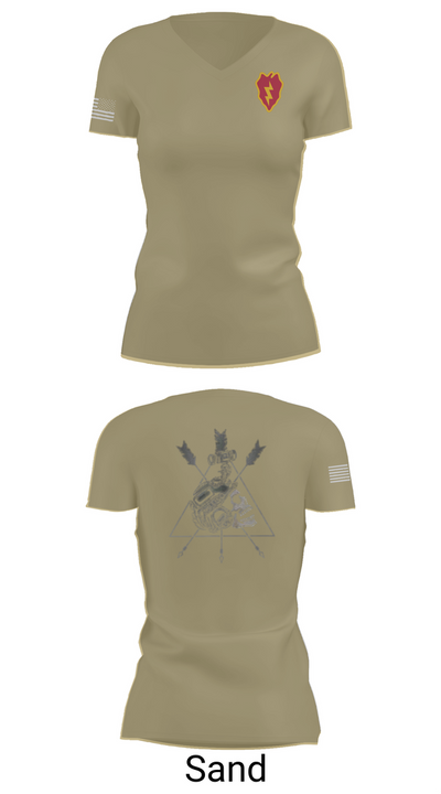 325th LSB 4209353 Women's Short Sleeve V-neck Shirt - 88