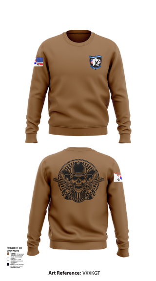 Crew Neck Sweatshirt, Desperados, , Teamtime, Team time, sublimation, custom sports apparel, team uniforms, spirit wear, spiritwear, sports uniforms, custom shirts, team store, custom team store, fundraiser sports, apparel fundraiser